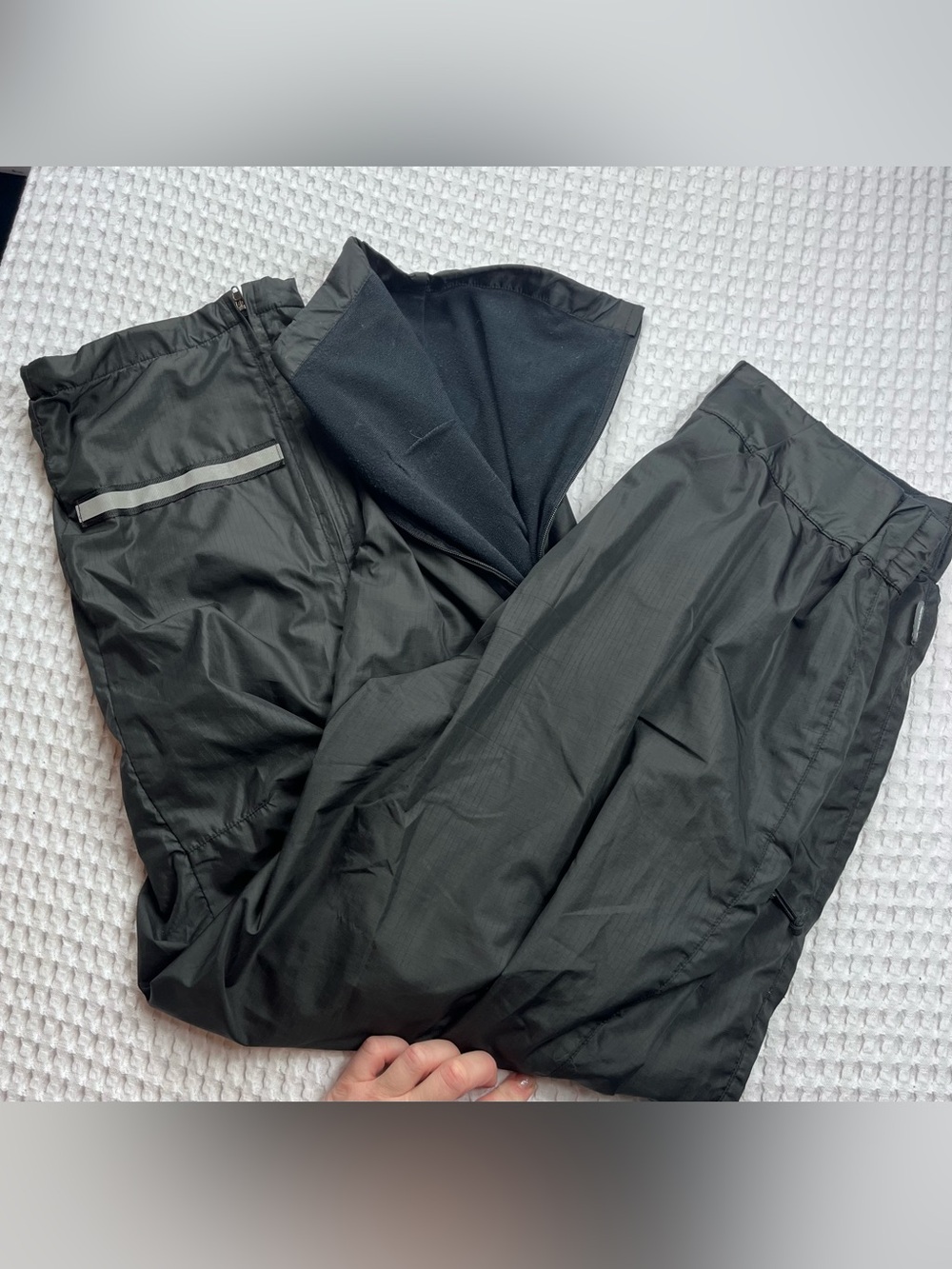 MEC Women’s L Black Snow Ski Pants Fleece Lined Outdoor Winter Pants